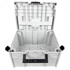 40x30x24cm中型储物盒防水防尘堆放工具盒系统ABS塑料工具盒带有手柄