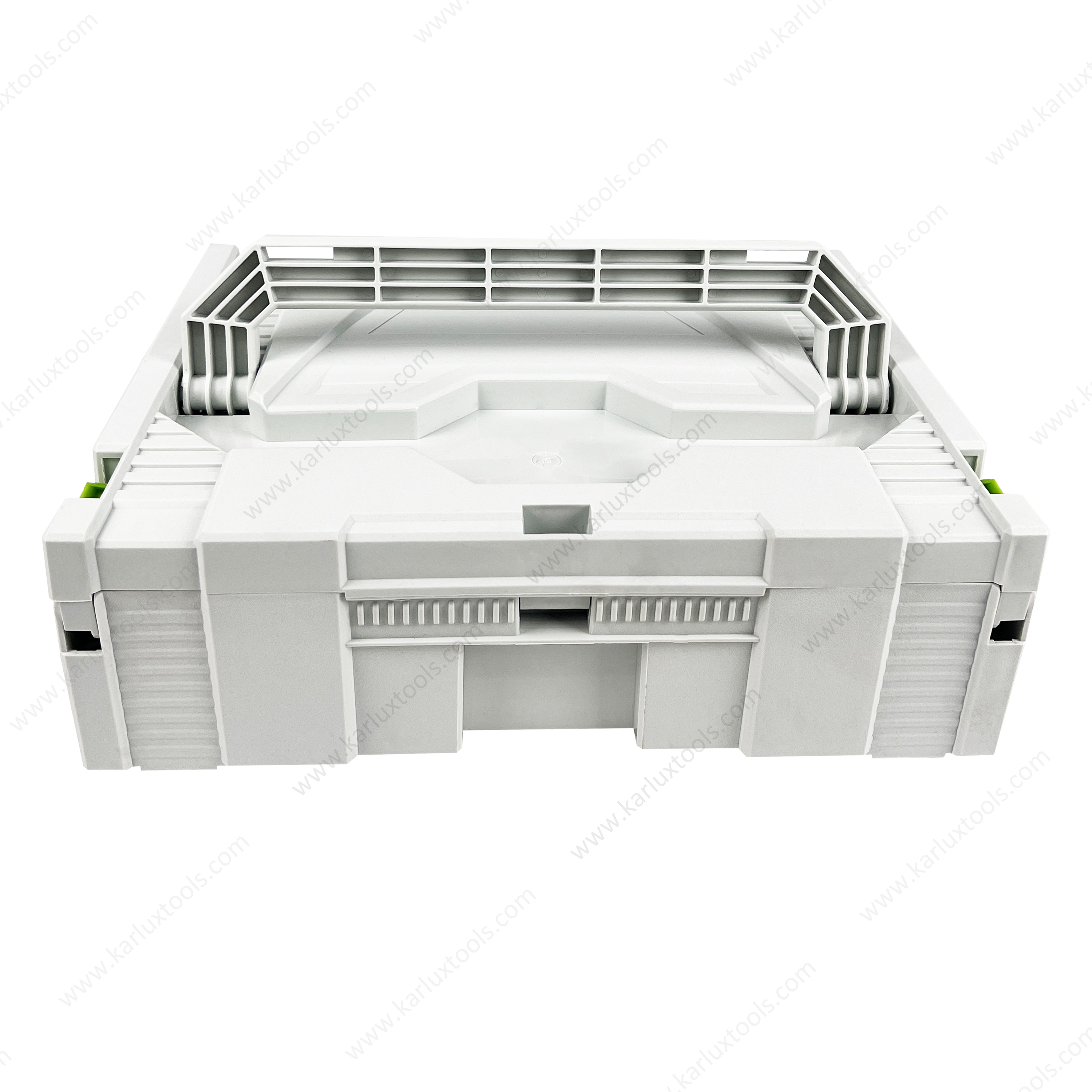 40x30x12cm防水防尘堆放储物盒系统塑料模块化工具盒带有手柄