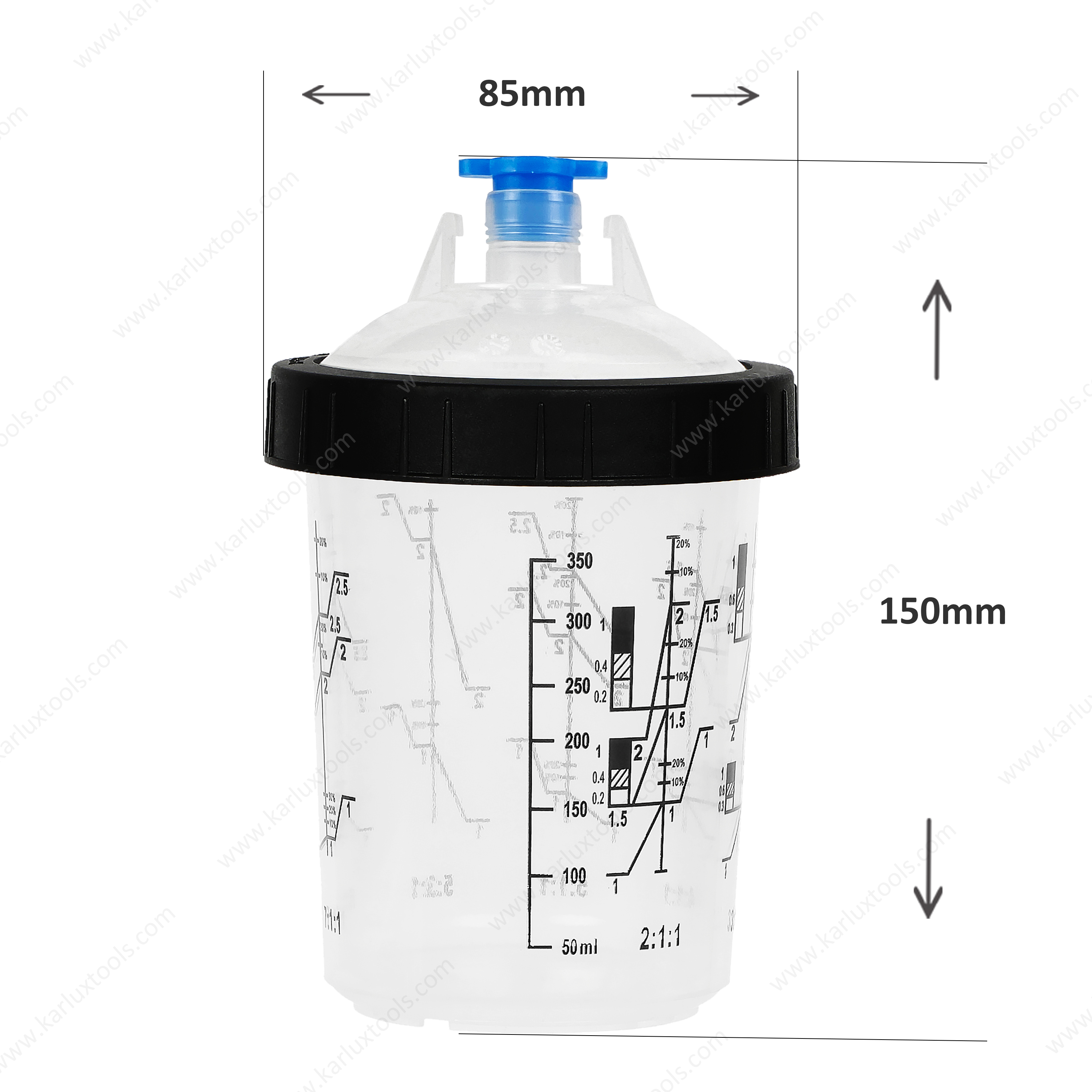 气动喷枪涂料一次性搅拌杯400ml