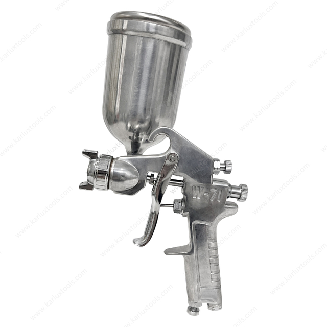 W71-G 400ML 1.0/1.3/1.5mm喷嘴重力式空气油漆喷涂机汽车修补漆工具气动喷枪油漆喷枪
