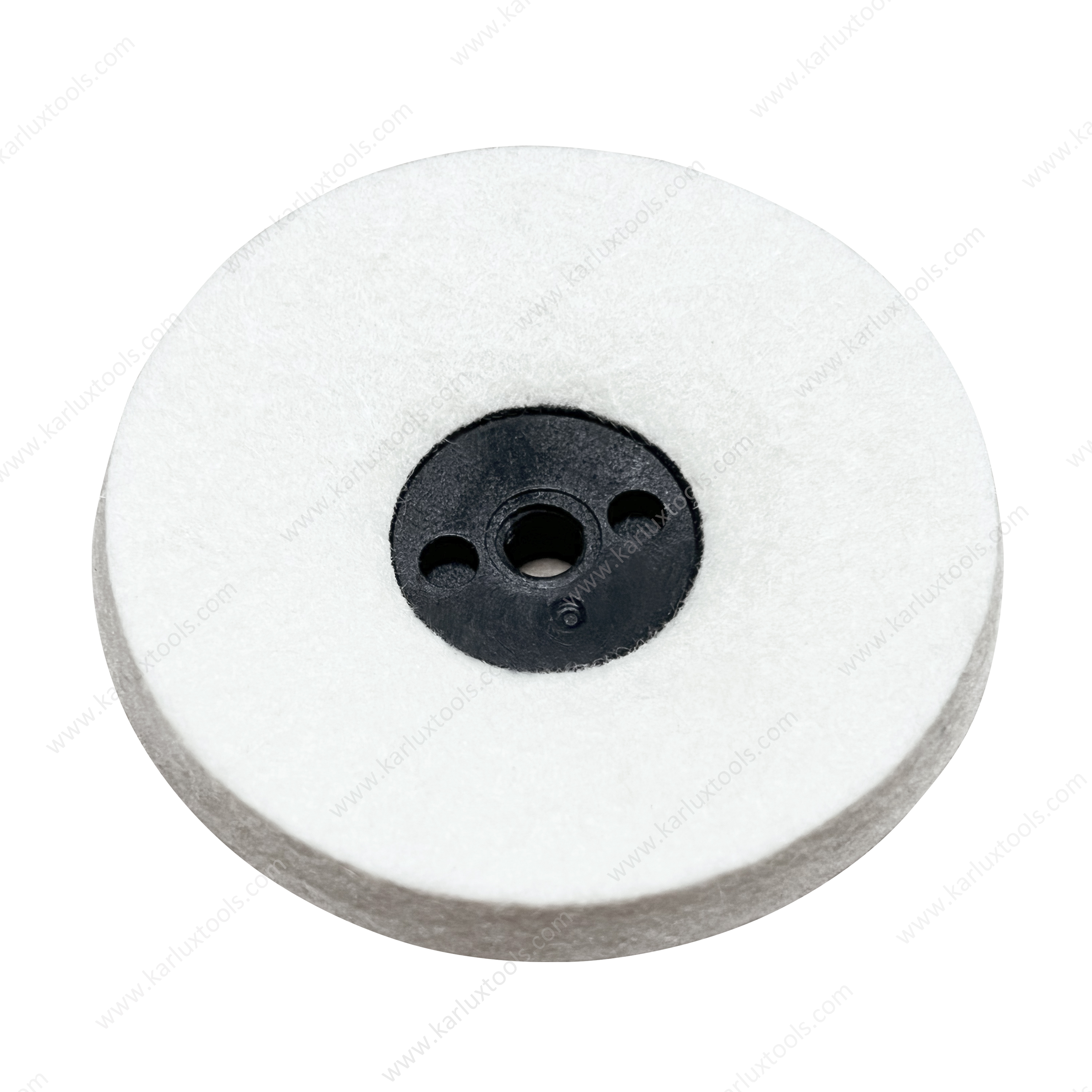 92mm厚度10mm螺纹M10旋转工具羊毛抛光盘100％羊毛抛光抛光轮