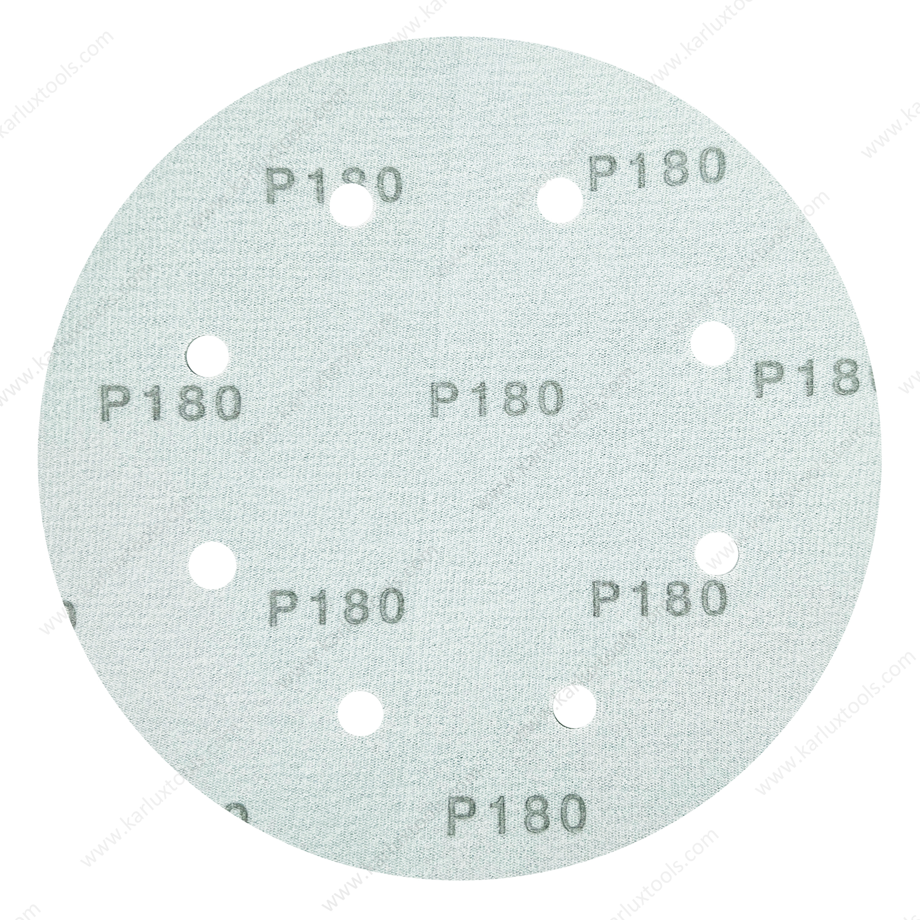 8 英寸 8 孔砂粒 P40-3000 绿膜砂纸盘 纸砂纸盘