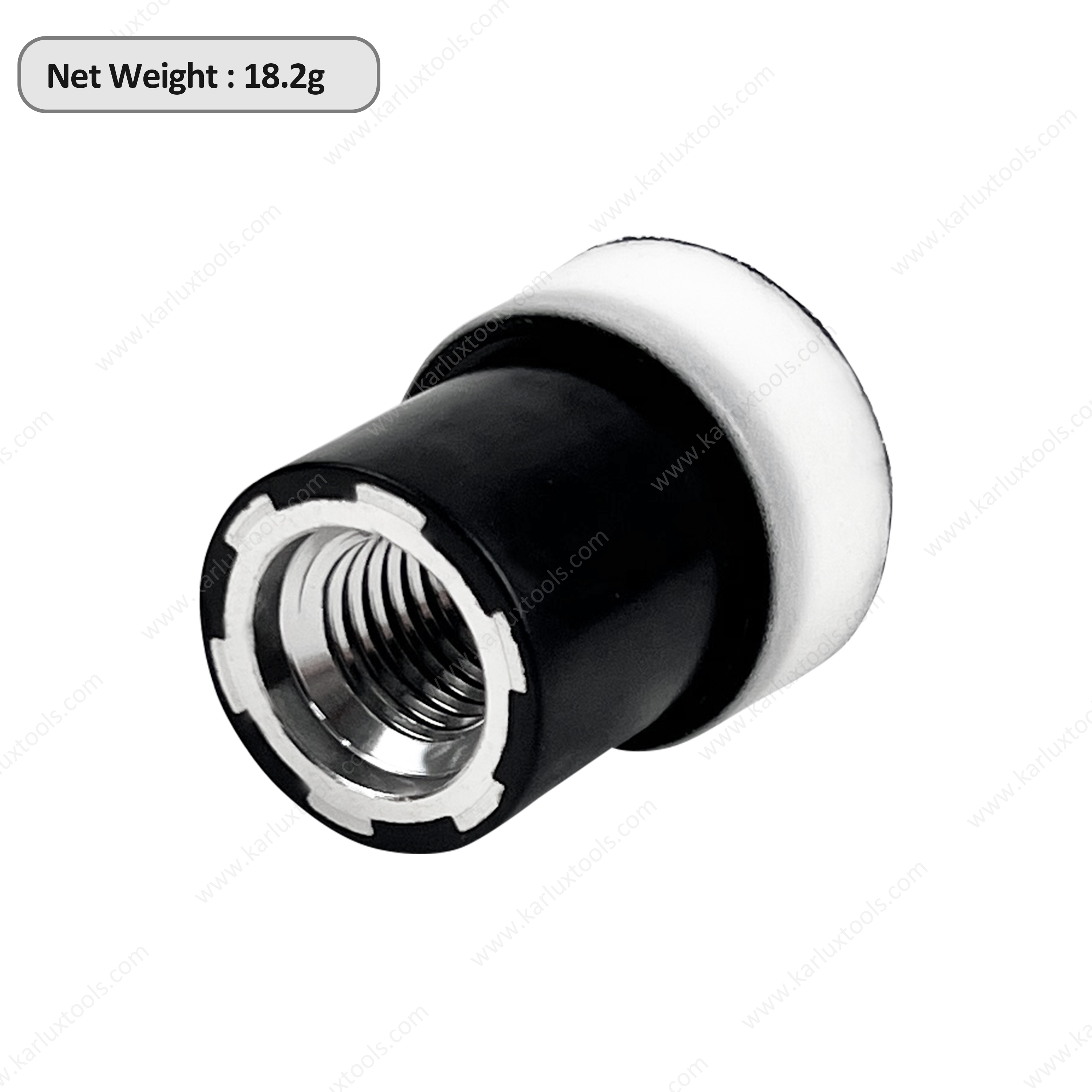 1 英寸（25 毫米）抛光垫 15 毫米中软 PU 泡沫 M10/M14/M16/5/8' 螺纹钩环和 PSA 背衬 抛光盘 用于汽车抛光和美容