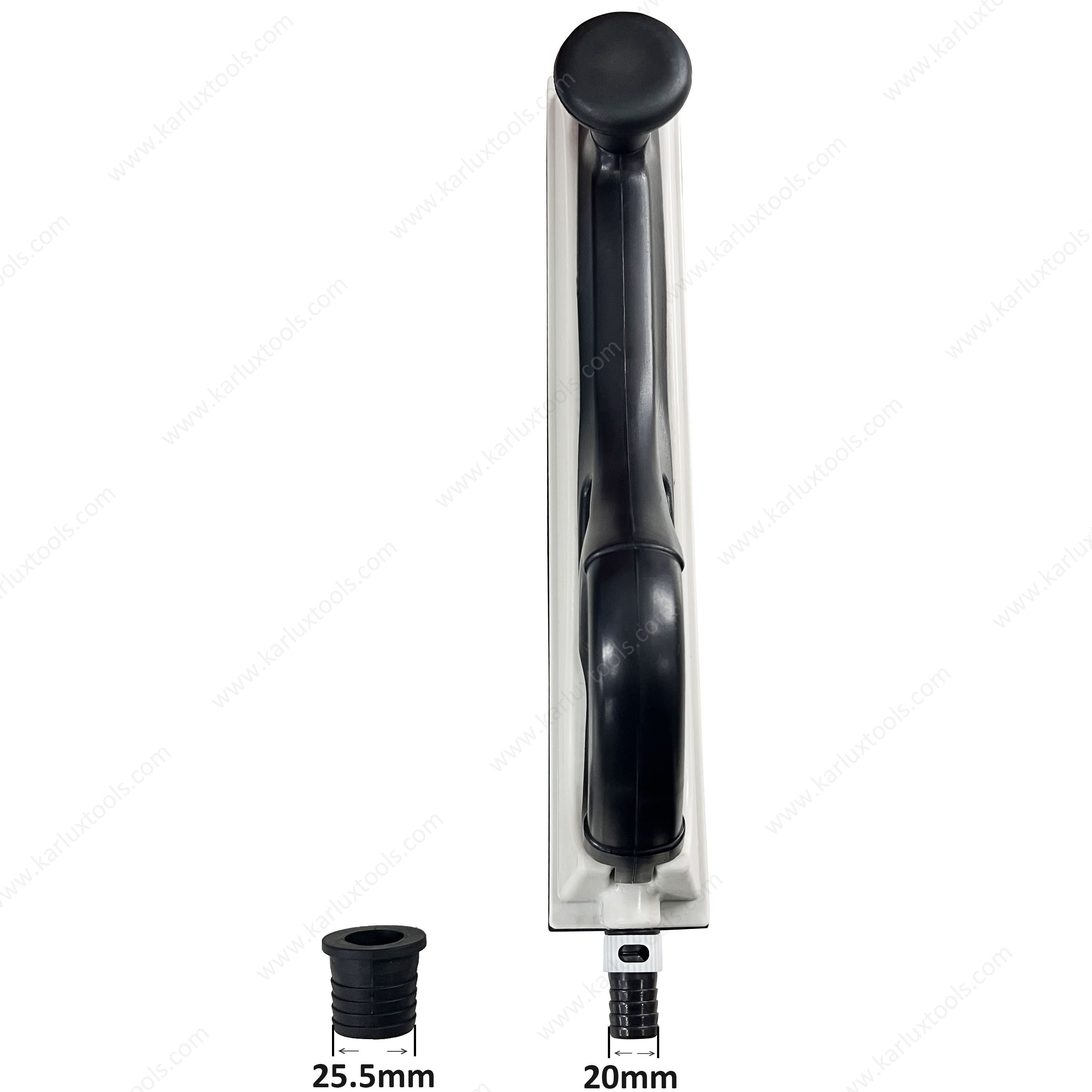 70x420mm 手动 打磨块 带真空钩环背衬 ABS 车身无尘打磨工具，适用于汽车油漆准备