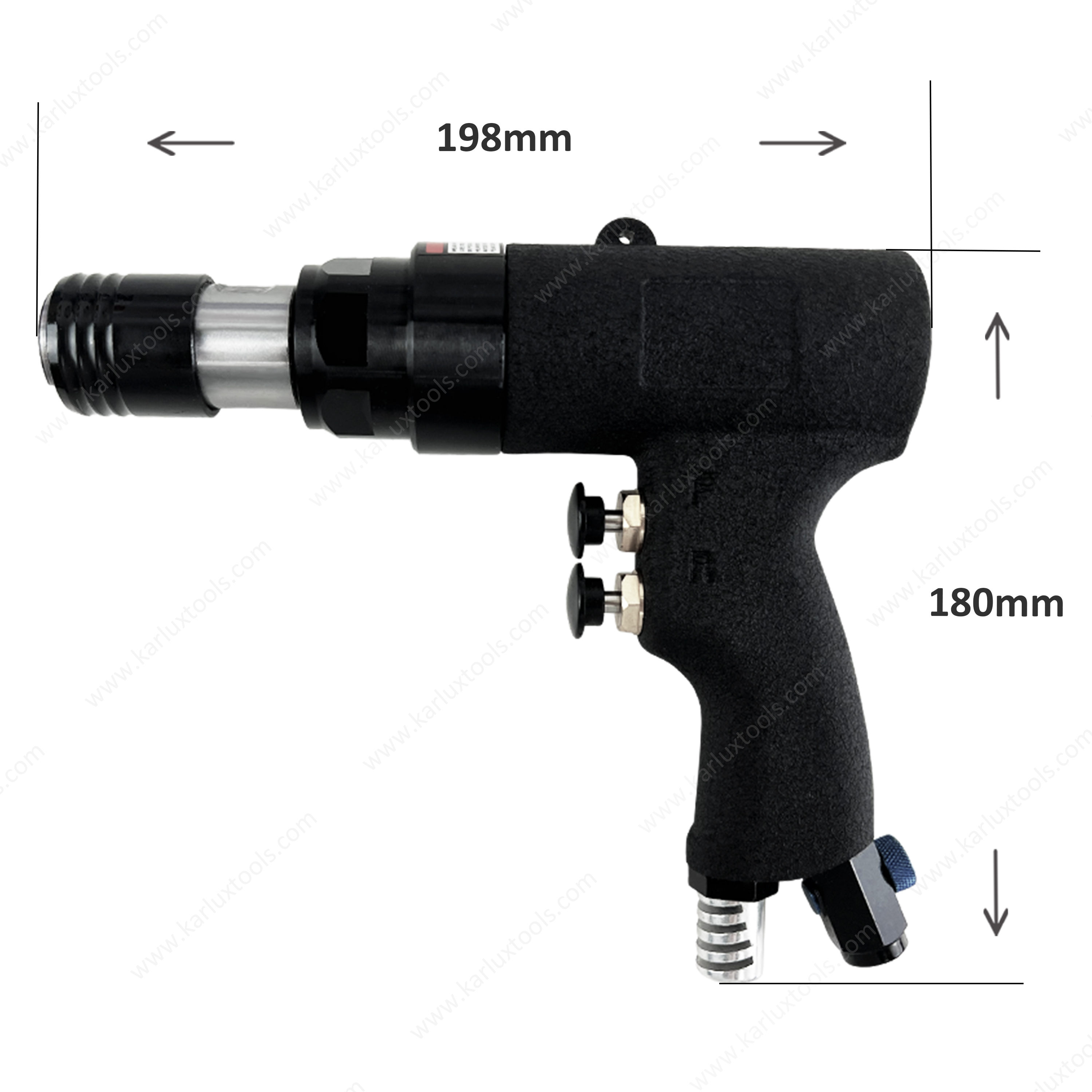 200rpm M3-M12金属加工气动敲击枪手持式tapper Chuck Gun Trigger类型tapper