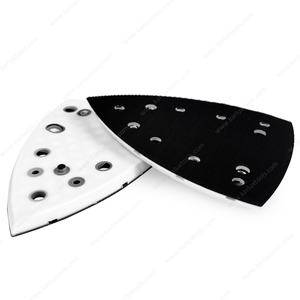 100x150mm 7+4个孔短钩子魔术贴垫垫后垫砂板三角形砂垫组件螺钉