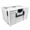 40x30x24cm中型储物盒防水防尘堆放工具盒系统ABS塑料工具盒带有手柄
