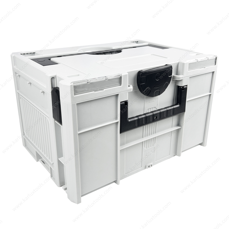 40x30x24cm中型储物盒防水防尘堆放工具盒系统ABS塑料工具盒带有手柄