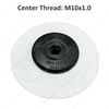 92mm厚度10mm螺纹M10旋转工具羊毛抛光盘100％羊毛抛光抛光轮
