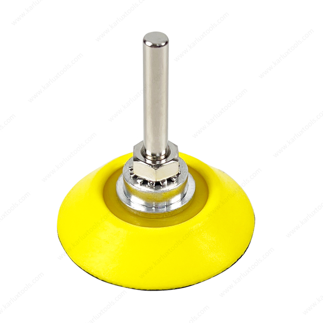 2 英寸 50 毫米 M6、1/4 英寸、5/16 英寸螺纹 6 毫米柄支撑垫打磨垫抛光盘板适用于双动空气打磨机