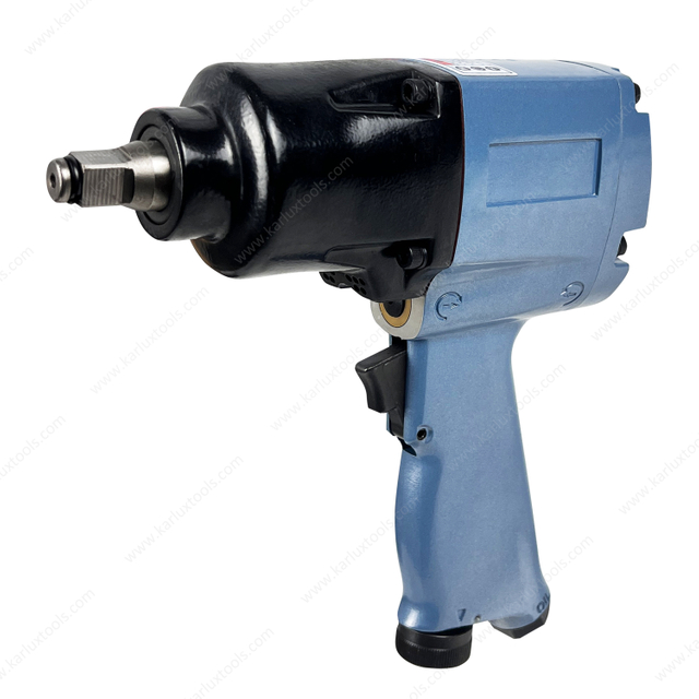8000rpm Square Drive 1/2英寸螺栓容量M27活塞类型气动冲击扳手用于汽车维修Torqur Wrench
