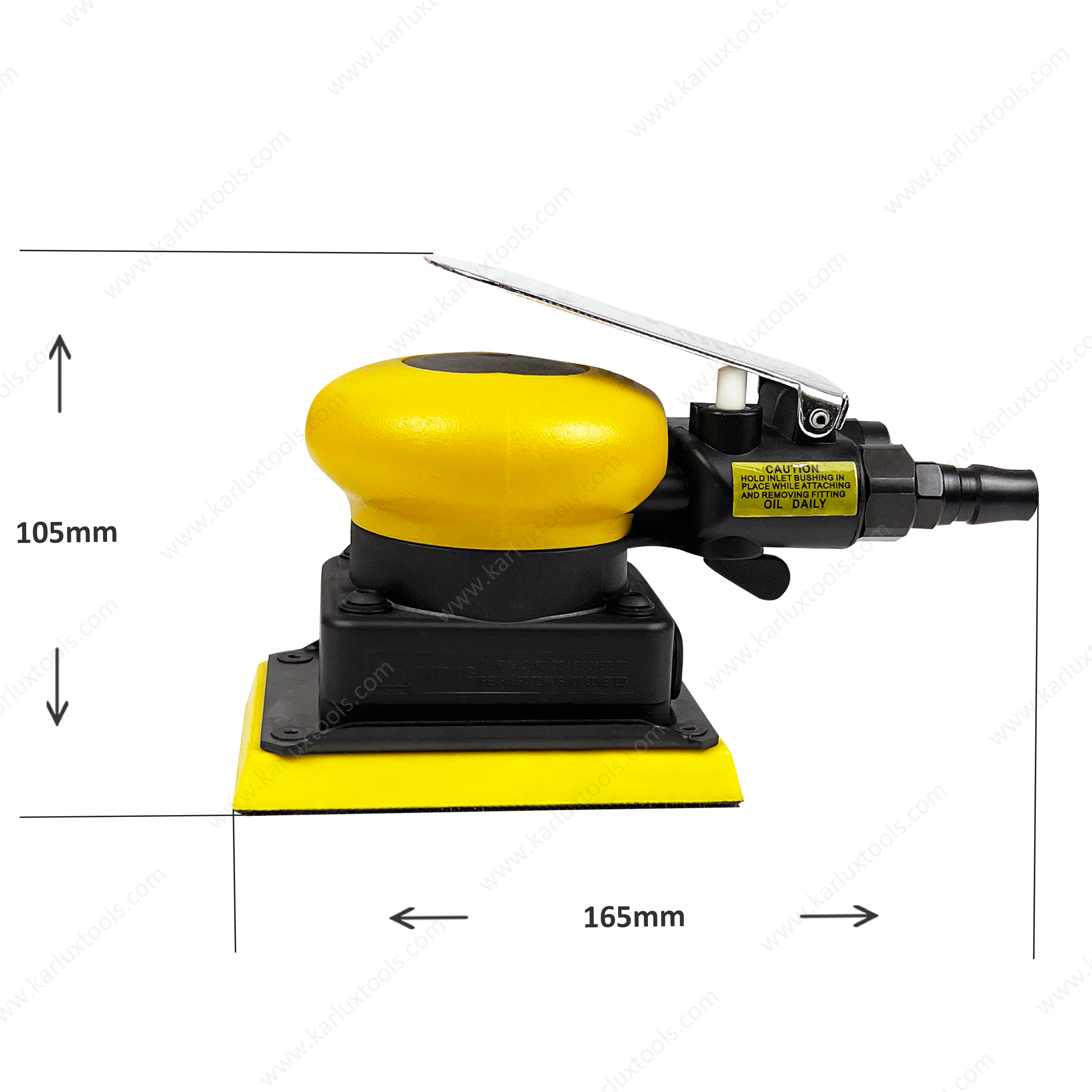 Air Sander 3x4inch（75x100mm）轨道3.0毫米非真空10,000rpm空气矩形砂光机