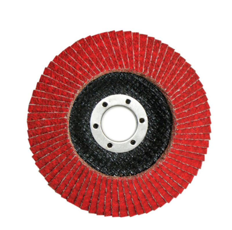 100% Ceramic grain with X weight 涤纶布 100*15/100 * 16/115 * 22/125 * 22mm P36-120 Red 磨具 Flap Disc