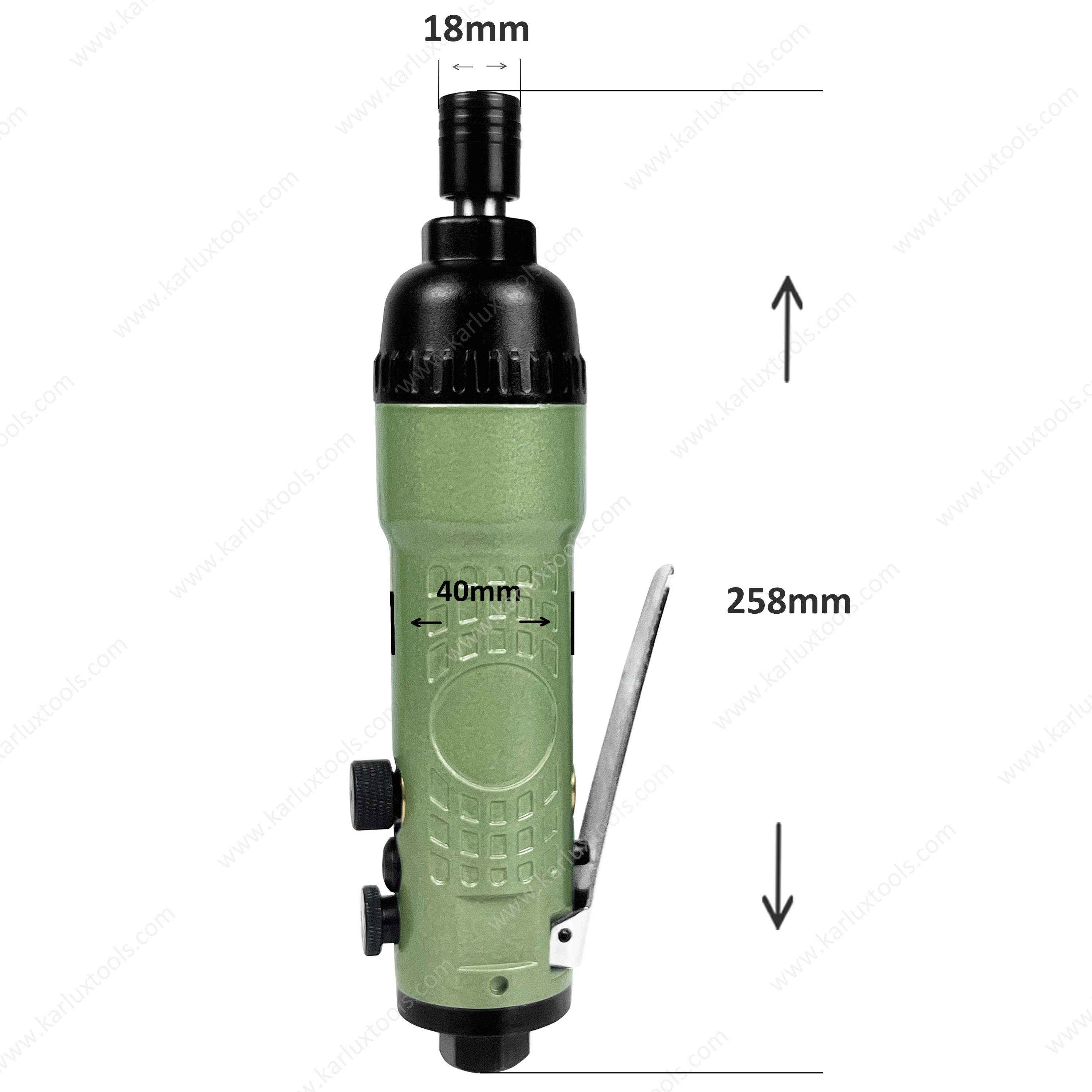 8000rpm 扭矩范围 45-200NM 装配工业 杠杆式气动自动直通 气动螺丝批