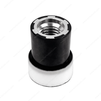 1 英寸（25 毫米）抛光垫 15 毫米中软 PU 泡沫 M10/M14/M16/5/8' 螺纹钩环和 PSA 背衬 抛光盘 用于汽车抛光和美容