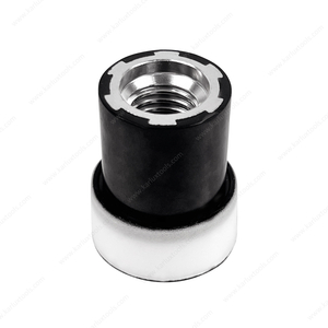 1 英寸（25 毫米）抛光垫 15 毫米中软 PU 泡沫 M10/M14/M16/5/8' 螺纹钩环和 PSA 背衬 抛光盘 用于汽车抛光和美容