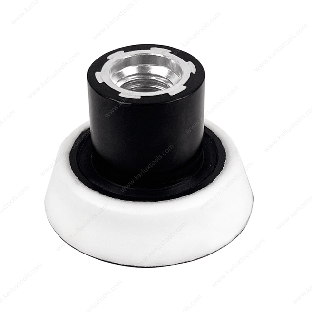 2 英寸（50 毫米）抛光垫 15 毫米中软 PU 泡沫 M10/M14/M16/5/8' 螺纹钩环和 PSA 背衬 抛光盘 用于汽车抛光和美容