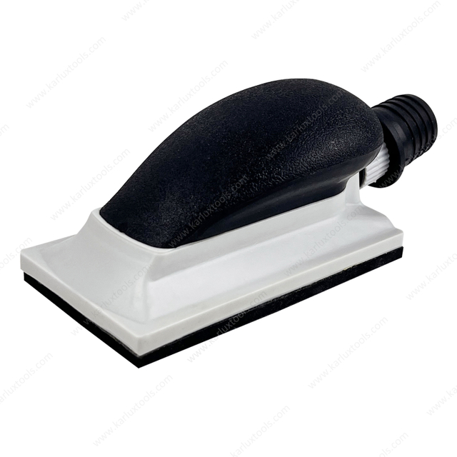 70x125mm 手动 打磨块 带真空钩环背衬 ABS 车身无尘打磨工具，适用于汽车油漆准备