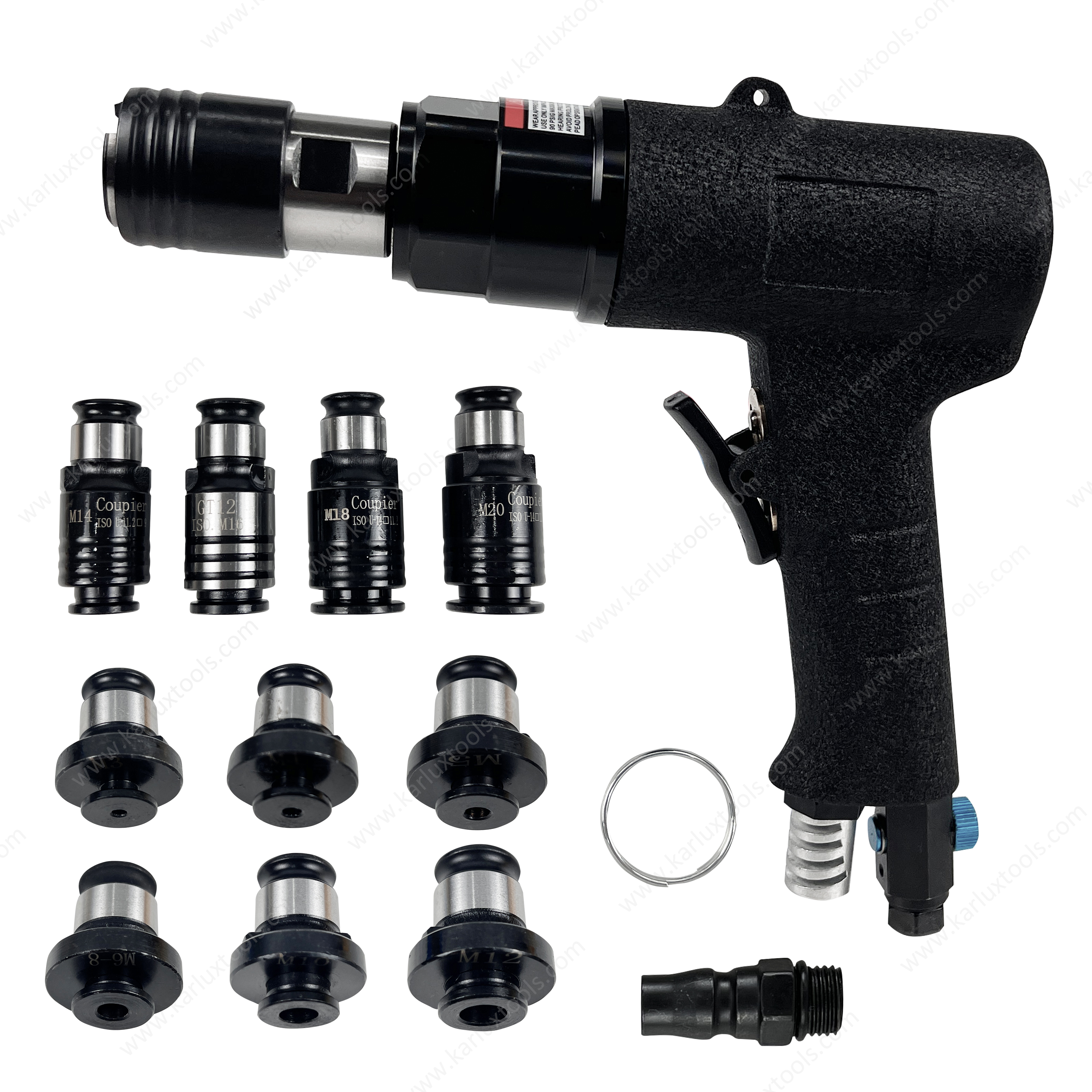 200rpm M3-M12金属加工气动敲击枪手持式tapper Chuck Gun Trigger类型tapper