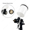 600ml HVLP LVMP 1.2,1.3,1.4mm铝合金枪支车身工业级汽车气动油漆喷雾器气动喷枪