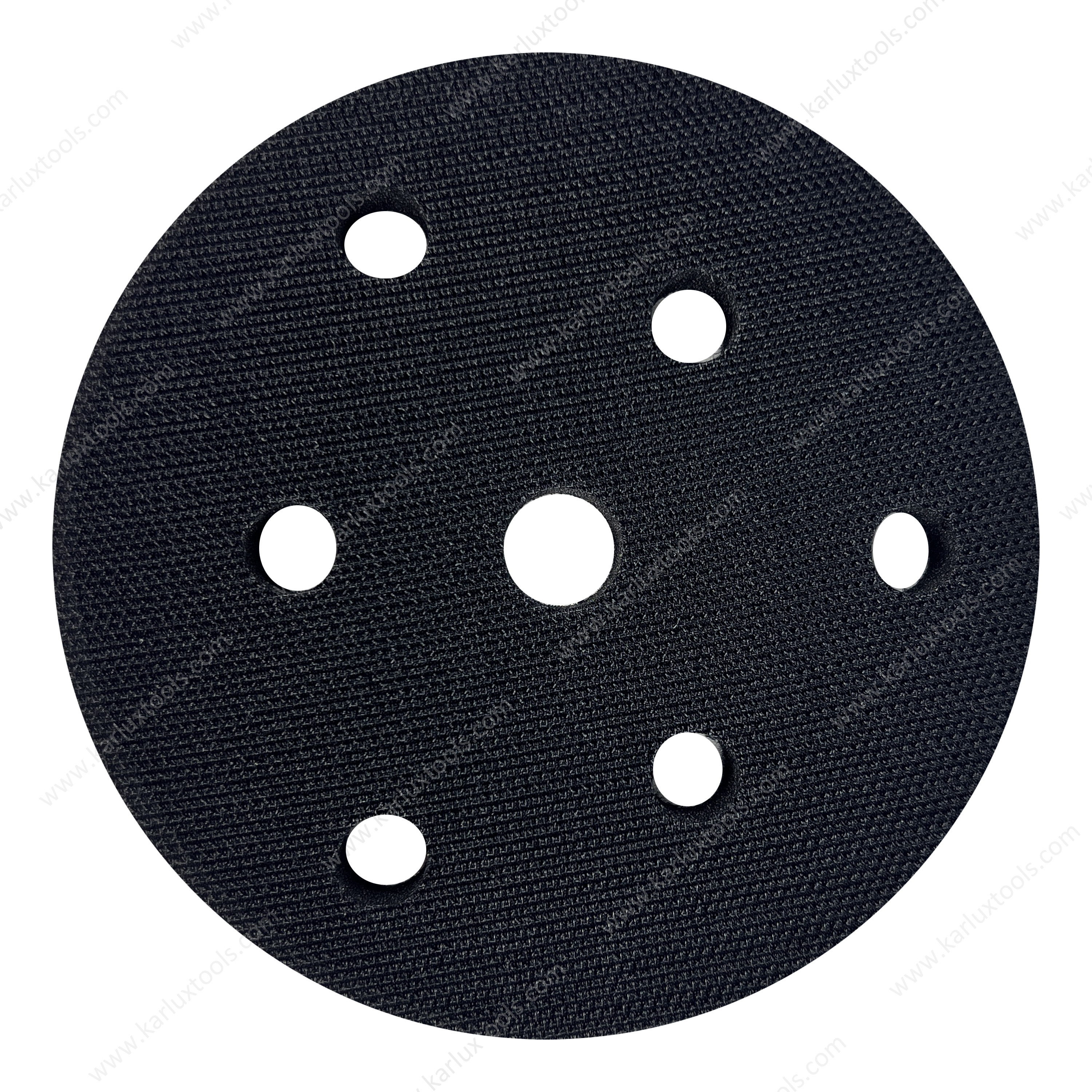 5英寸125mm 7孔圆钩和环海绵垫软泡沫打磨缓冲垫