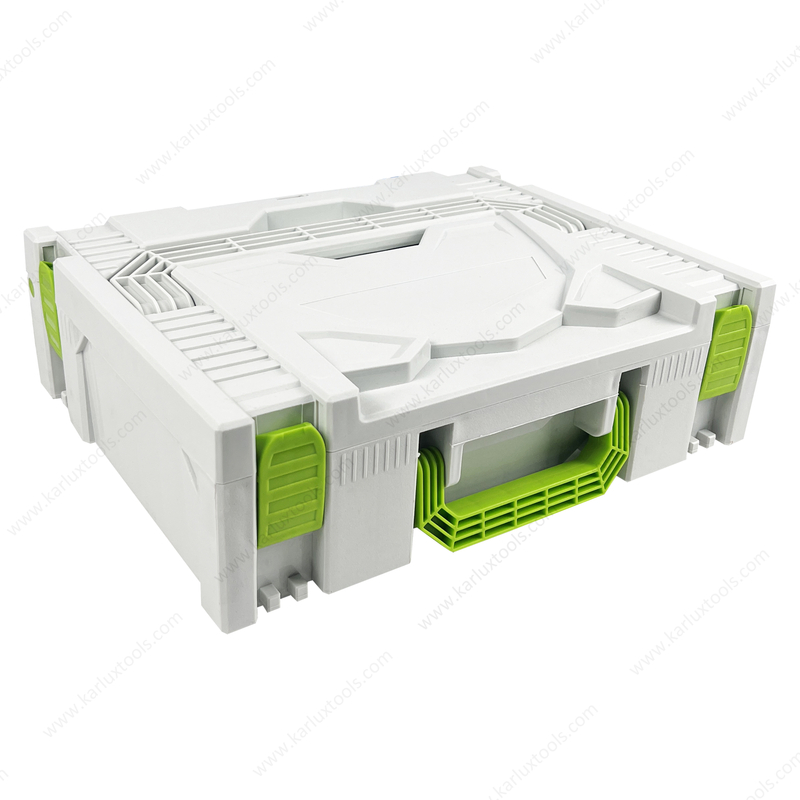 40x30x12cm防水防尘堆放储物盒系统塑料模块化工具盒带有手柄