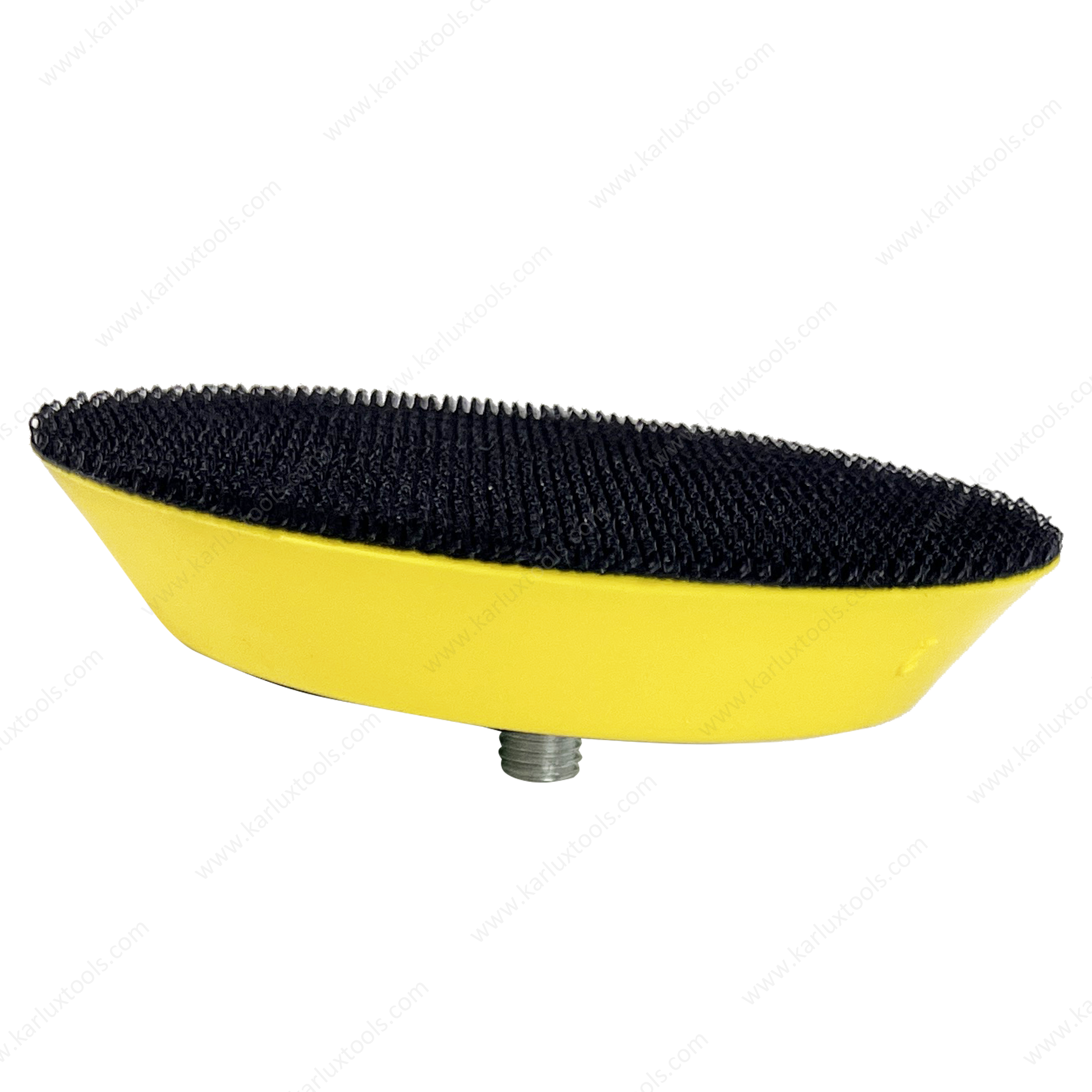 3.5 英寸 88.5 毫米 5/16 螺纹背垫专业 PU 砂光板钩环抛光盘适用于空气双动砂光机