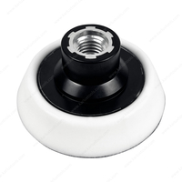 3 英寸（75 毫米）抛光垫 15 毫米中软 PU 泡沫 M10/M14/M16/5/8' 螺纹钩环和 PSA 背衬 抛光盘 用于汽车抛光和美容