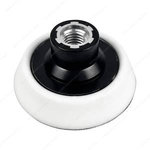 3 英寸（75 毫米）抛光垫 15 毫米中软 PU 泡沫 M10/M14/M16/5/8' 螺纹钩环和 PSA 背衬 抛光盘 用于汽车抛光和美容