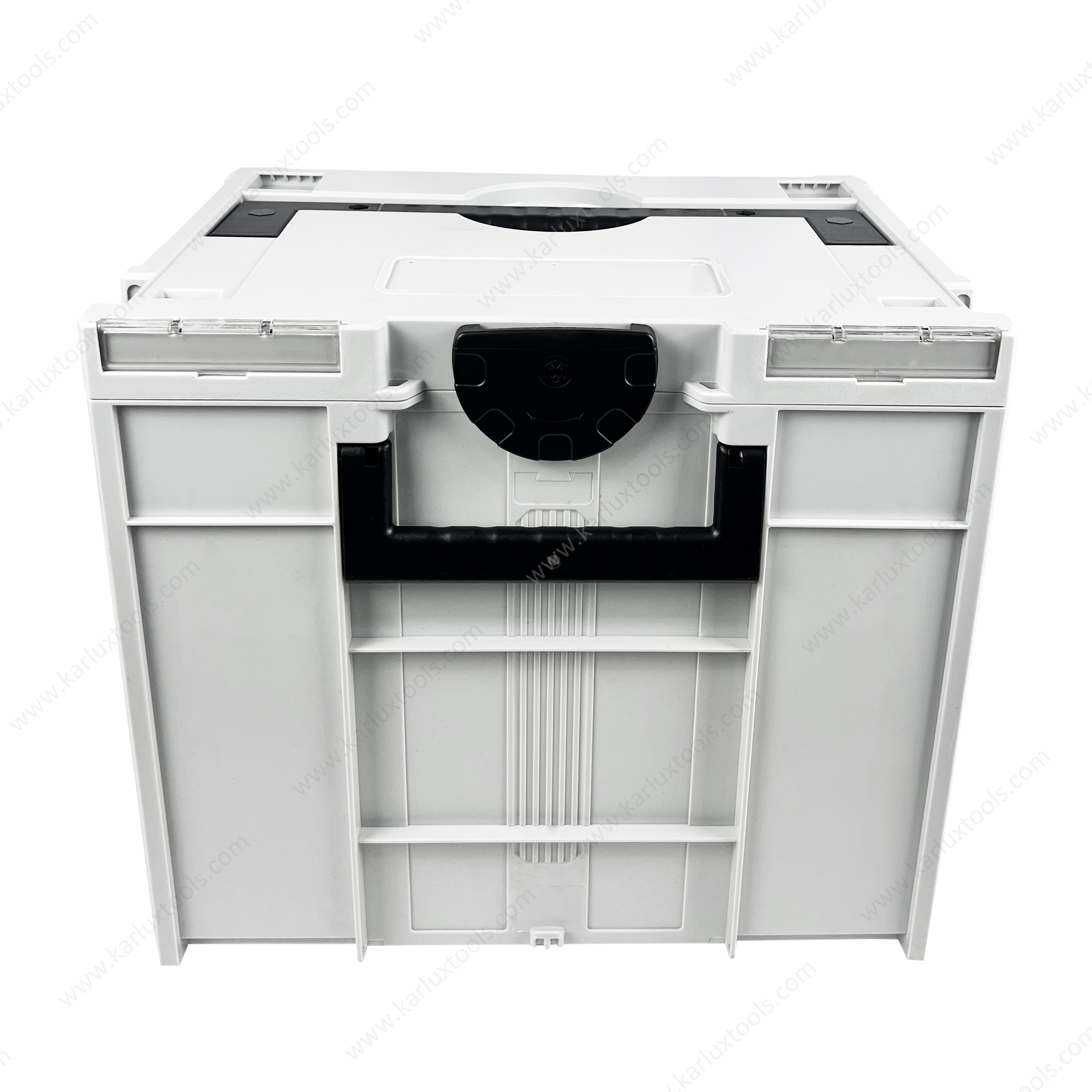 40x30x34cm大型储物箱防水防尘堆放工具盒系统ABS塑料工具盒带有手柄