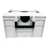 40x30x24cm中型储物盒防水防尘堆放工具盒系统ABS塑料工具盒带有手柄