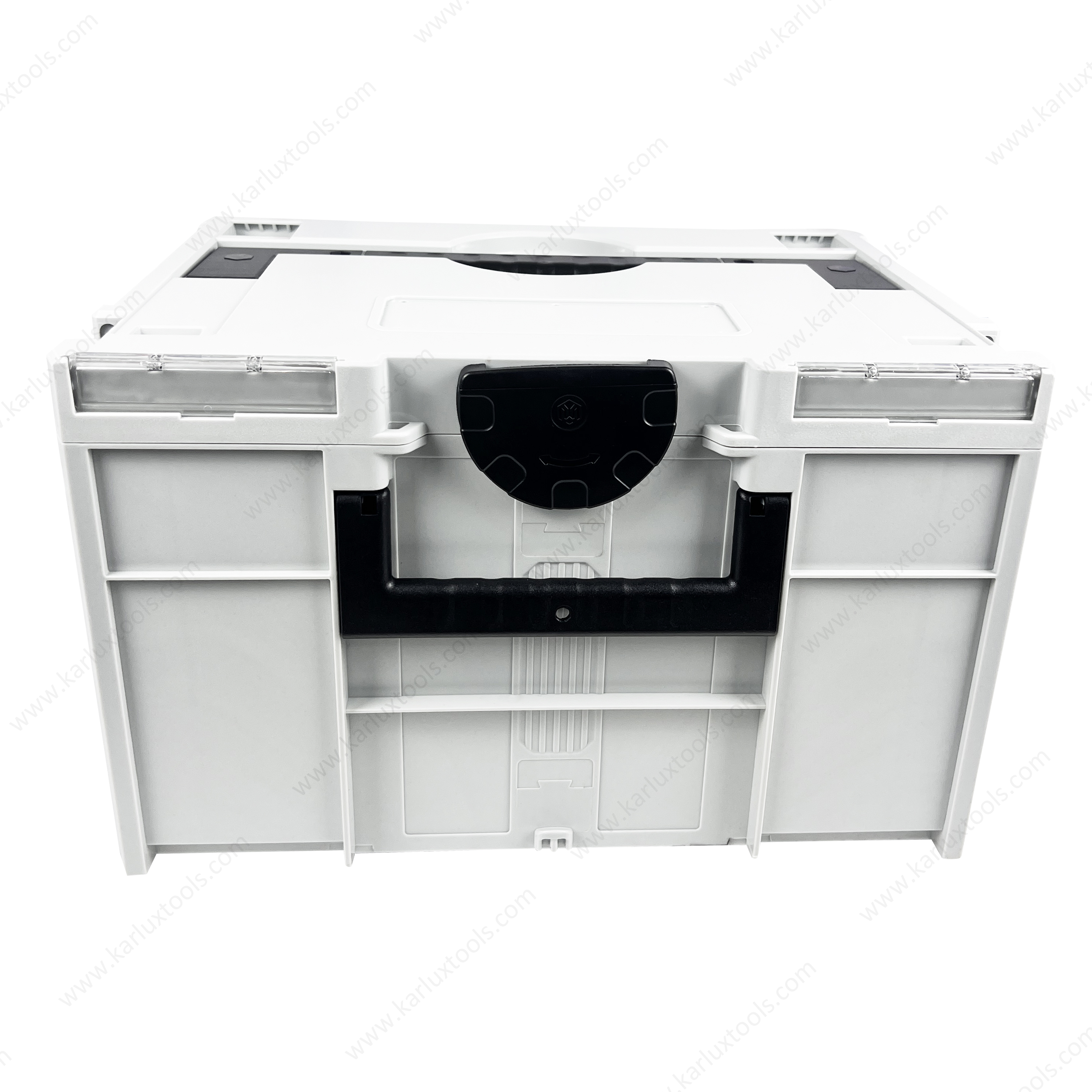 40x30x24cm中型储物盒防水防尘堆放工具盒系统ABS塑料工具盒带有手柄