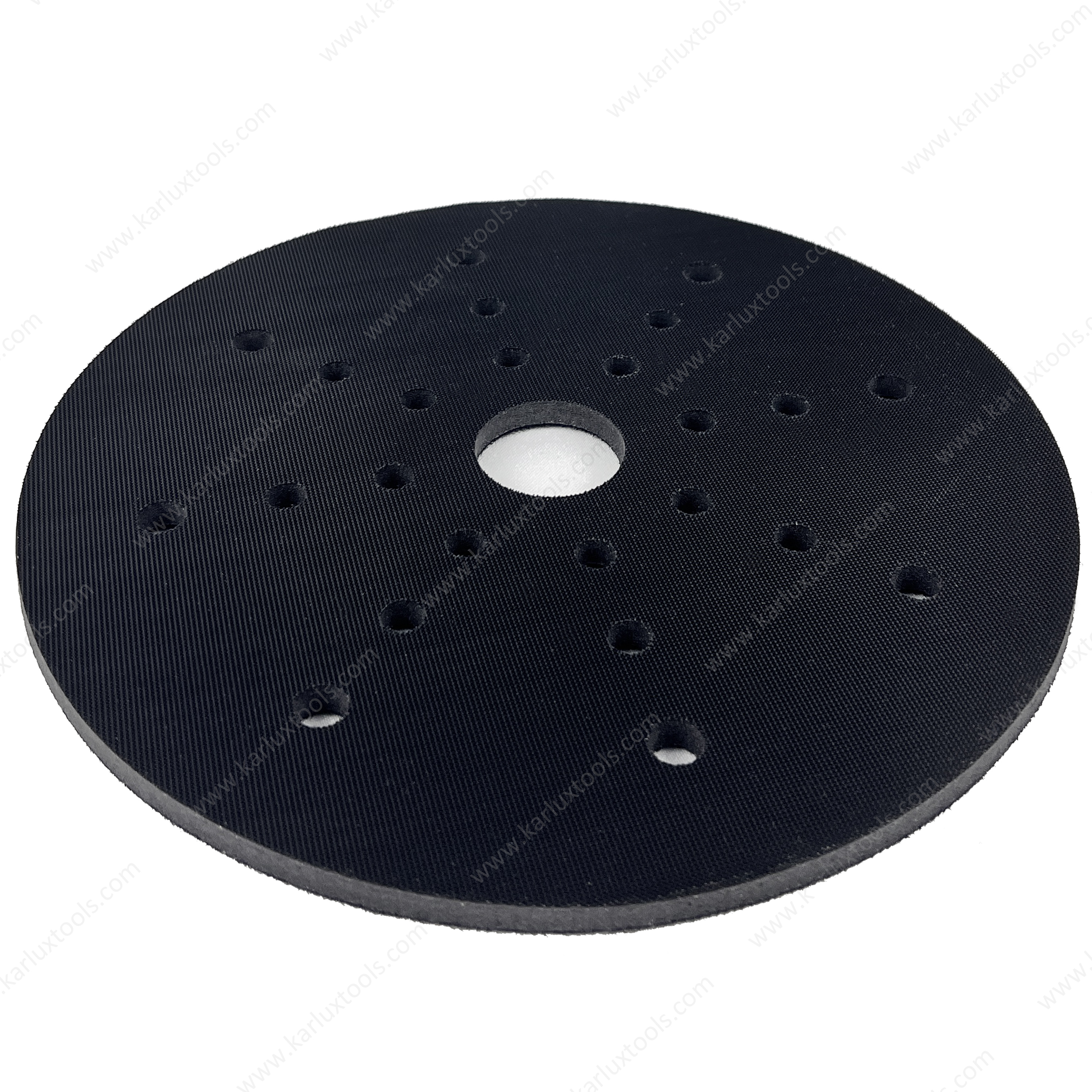 225 毫米 25 孔圆形钩环海绵垫缓冲背垫泡沫软磨砂 缓冲垫