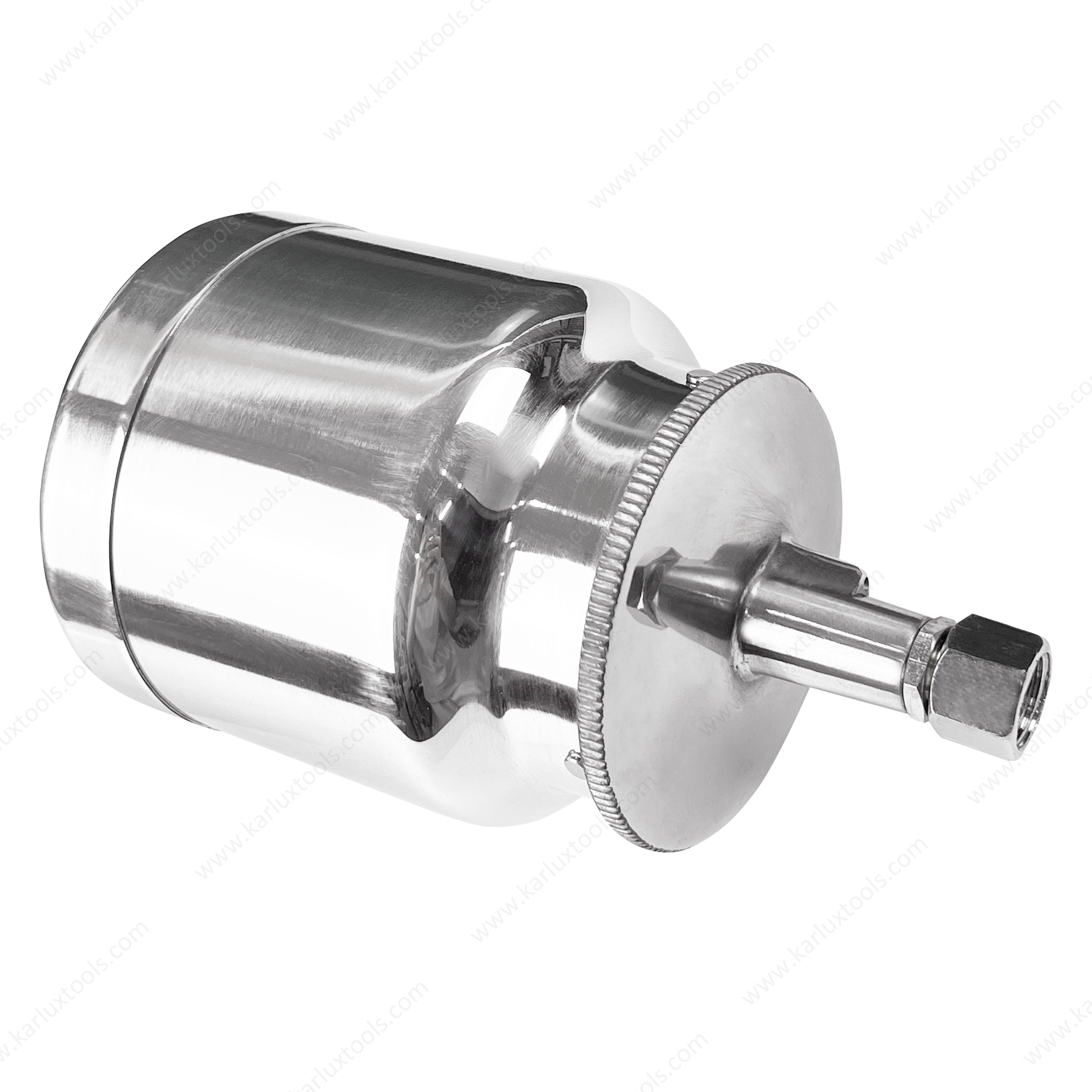 G3/8 螺纹 750 毫升铝制喷枪油漆杯气动工具替换液罐虹吸进料油漆罐适用于 气动喷枪