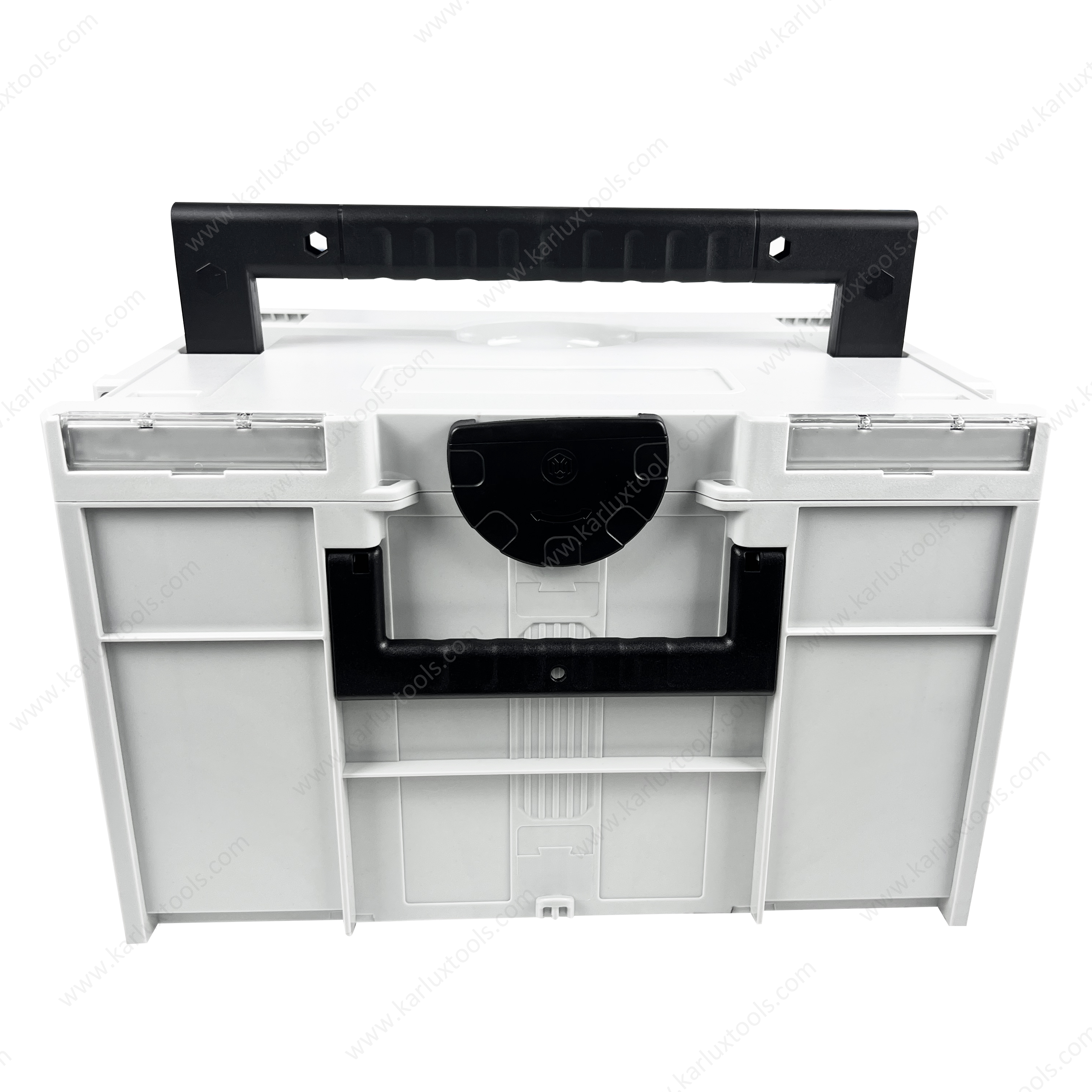 40x30x24cm中型储物盒防水防尘堆放工具盒系统ABS塑料工具盒带有手柄