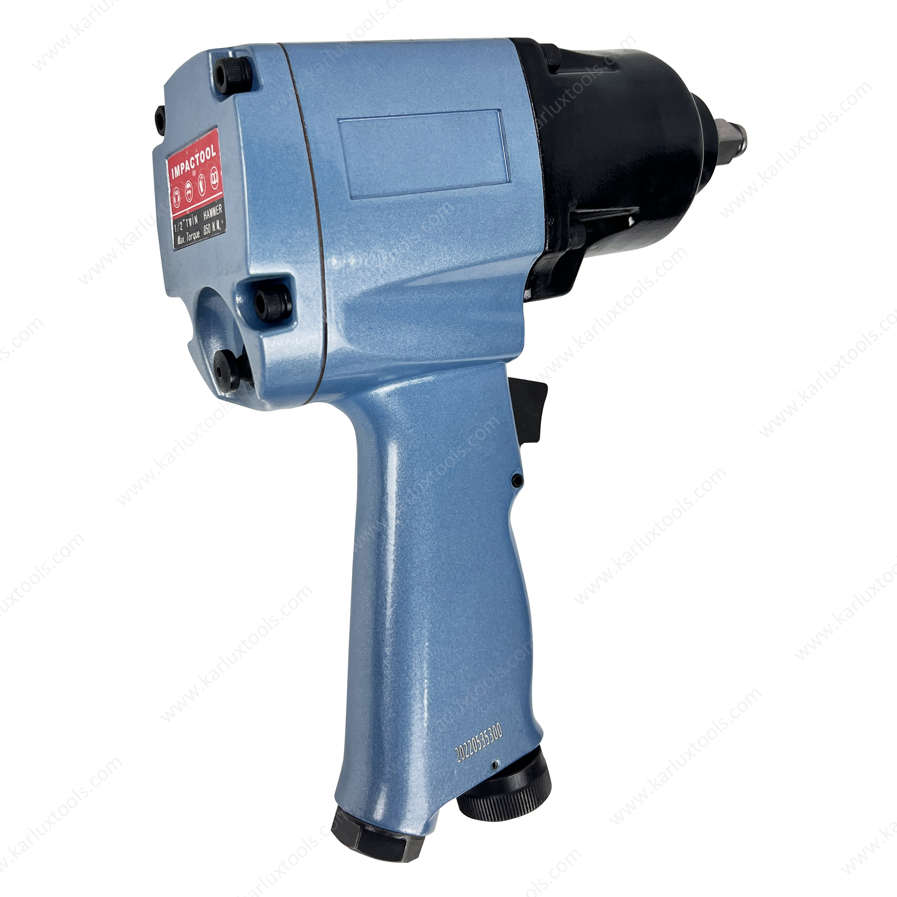 8000rpm Square Drive 1/2英寸螺栓容量M27活塞类型气动冲击扳手用于汽车维修Torqur Wrench