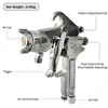 W71-P 0.8/1.0mm 喷嘴压力式空气油漆喷涂机汽车修补漆工具气动喷枪空气油漆喷枪