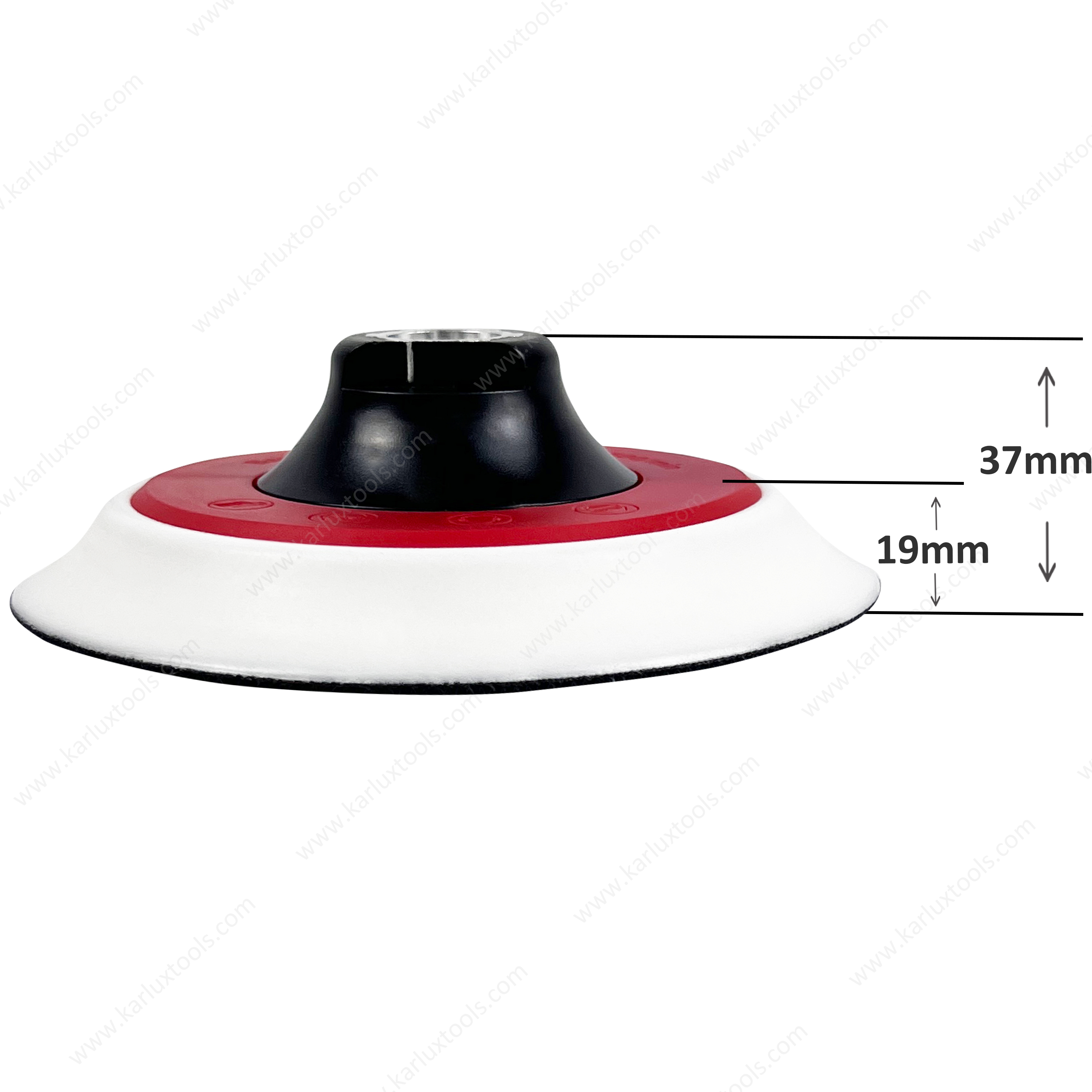 5 英寸（125 毫米）抛光垫 13 毫米中软泡沫 M14/M16/5/8' 螺纹钩环和 PSA 背衬 抛光盘 用于汽车抛光和美容