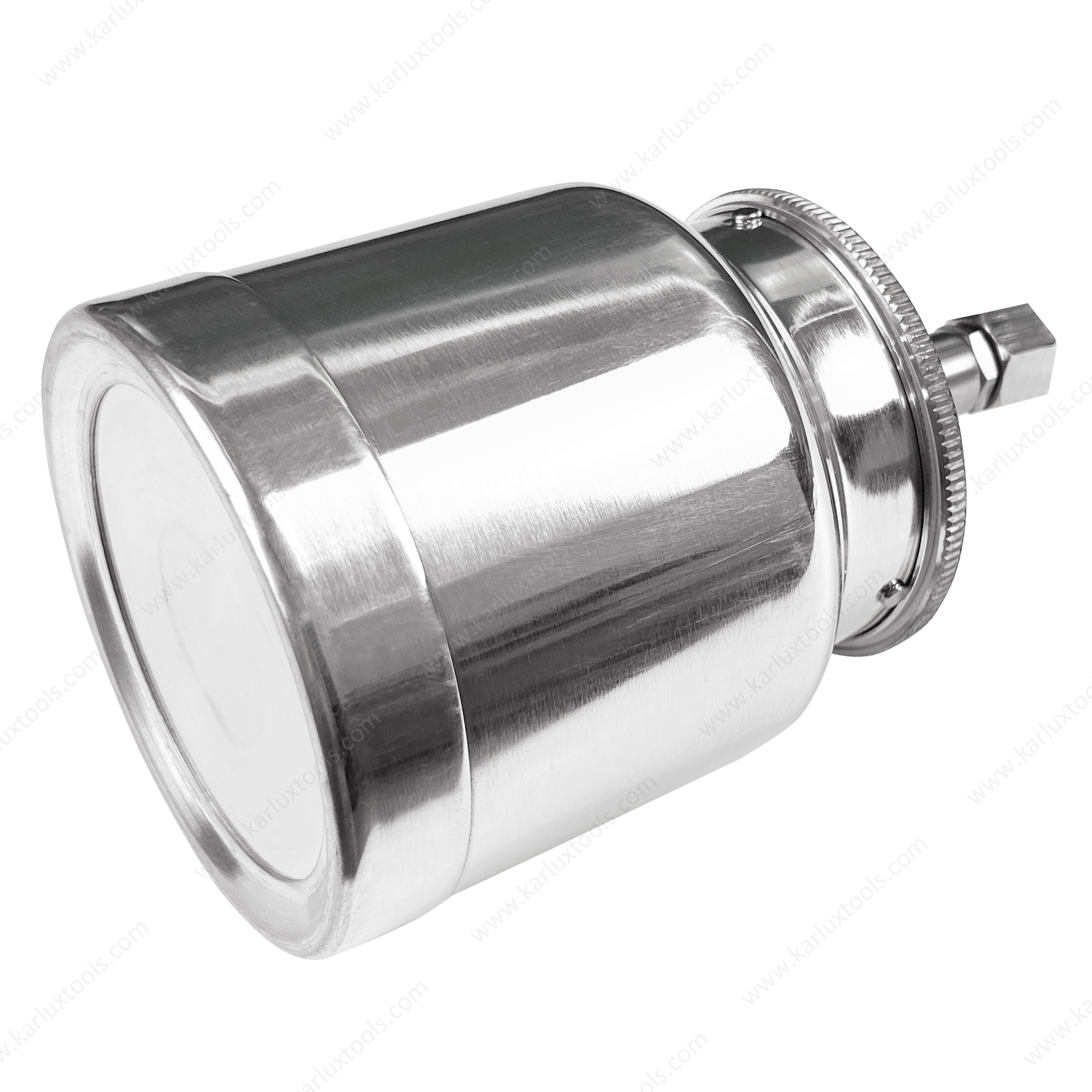 G3/8 螺纹 750 毫升铝制喷枪油漆杯气动工具替换液罐虹吸进料油漆罐适用于 气动喷枪