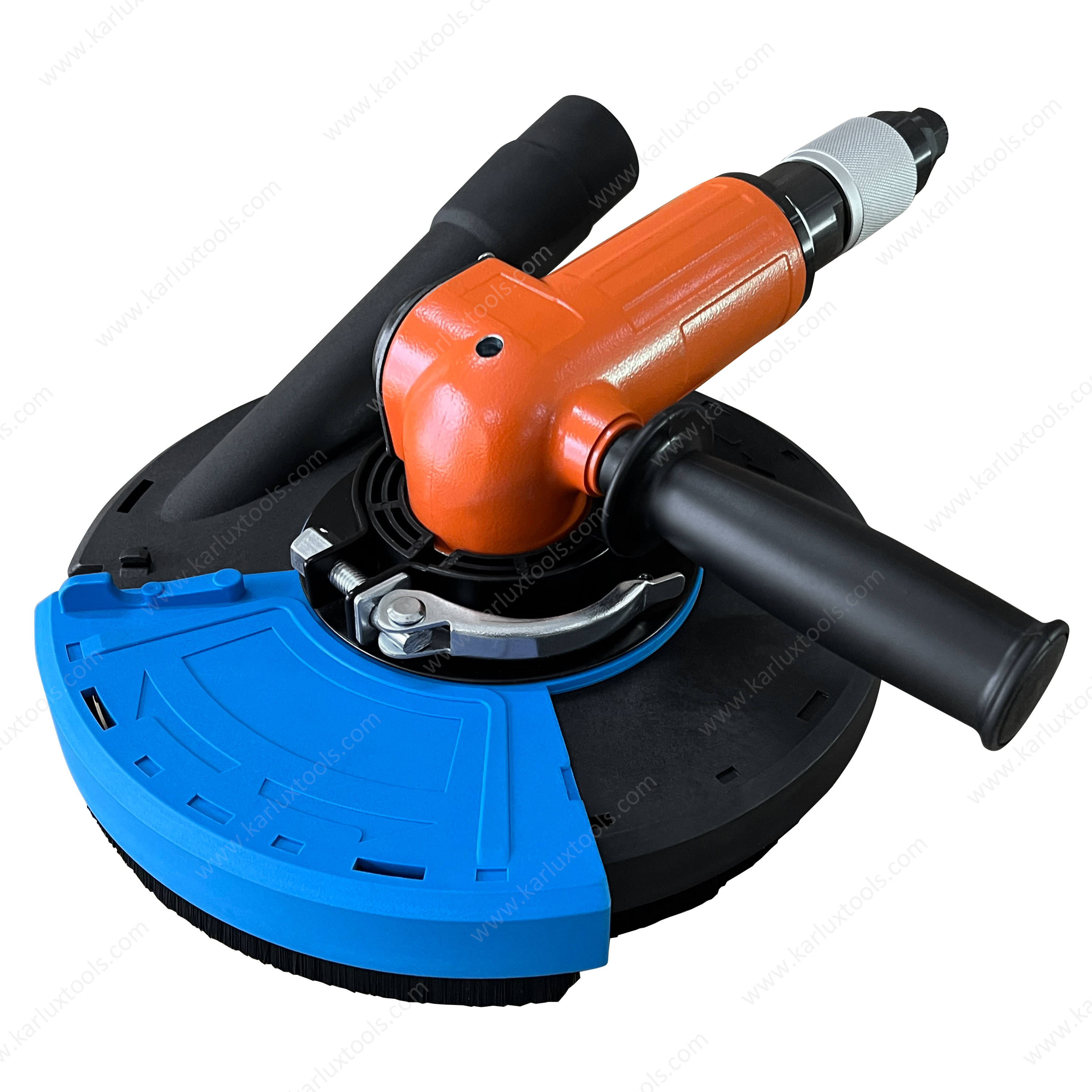 13,500RPM 7英寸中央真空平面磨削工具防尘罩防尘罩家用直角气动盘磨机气动角磨机