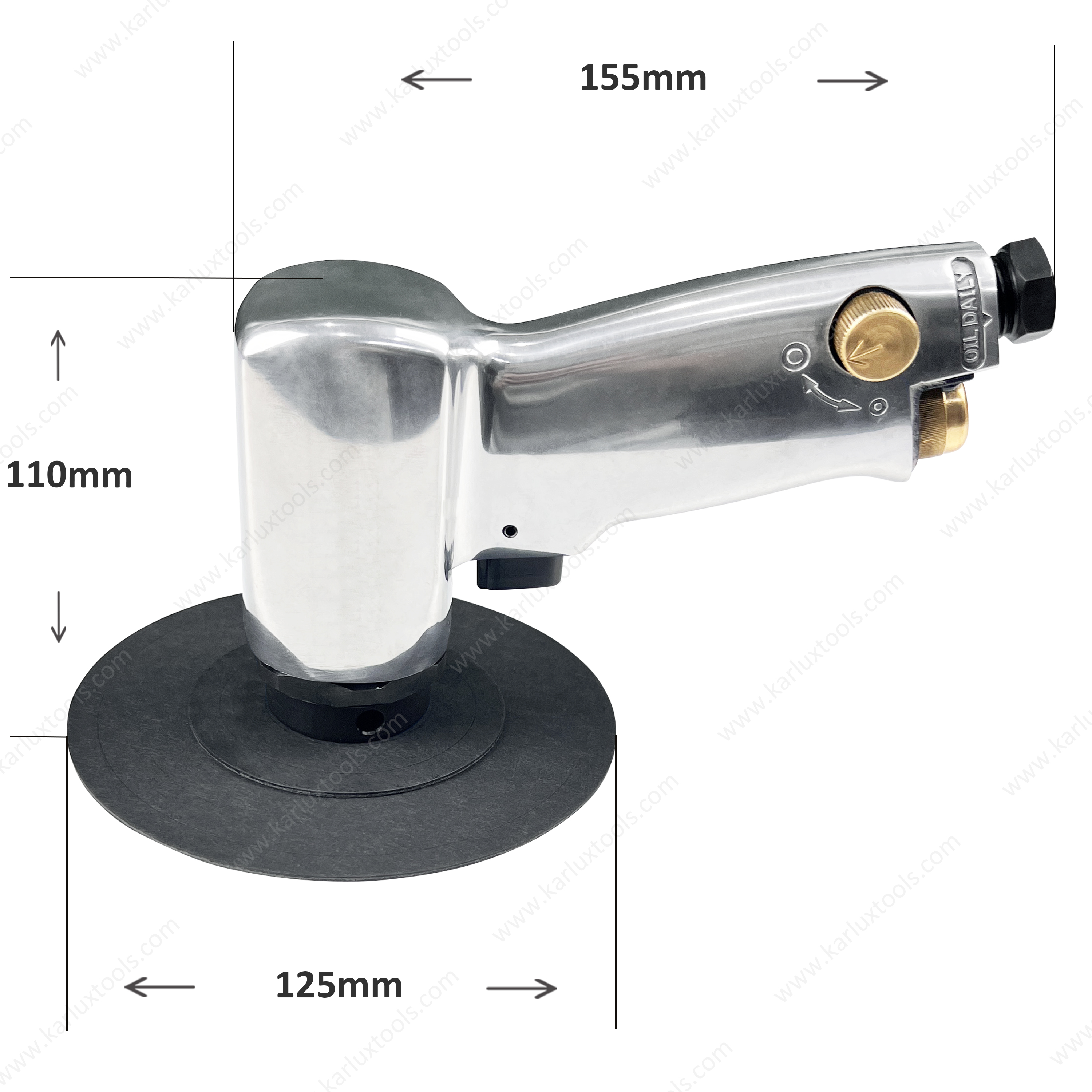 3英寸19000rpm高速低振动纤维盘砂光机空气旋转抛光机气动砂光机用于汽车金属表面处理