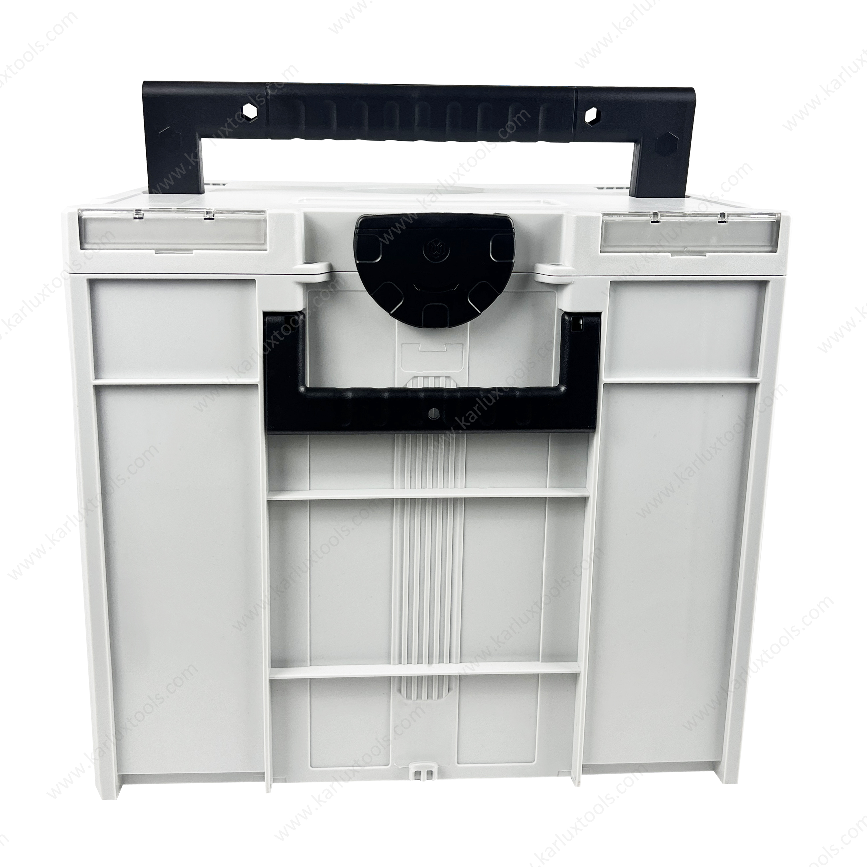 40x30x34cm大型储物箱防水防尘堆放工具盒系统ABS塑料工具盒带有手柄