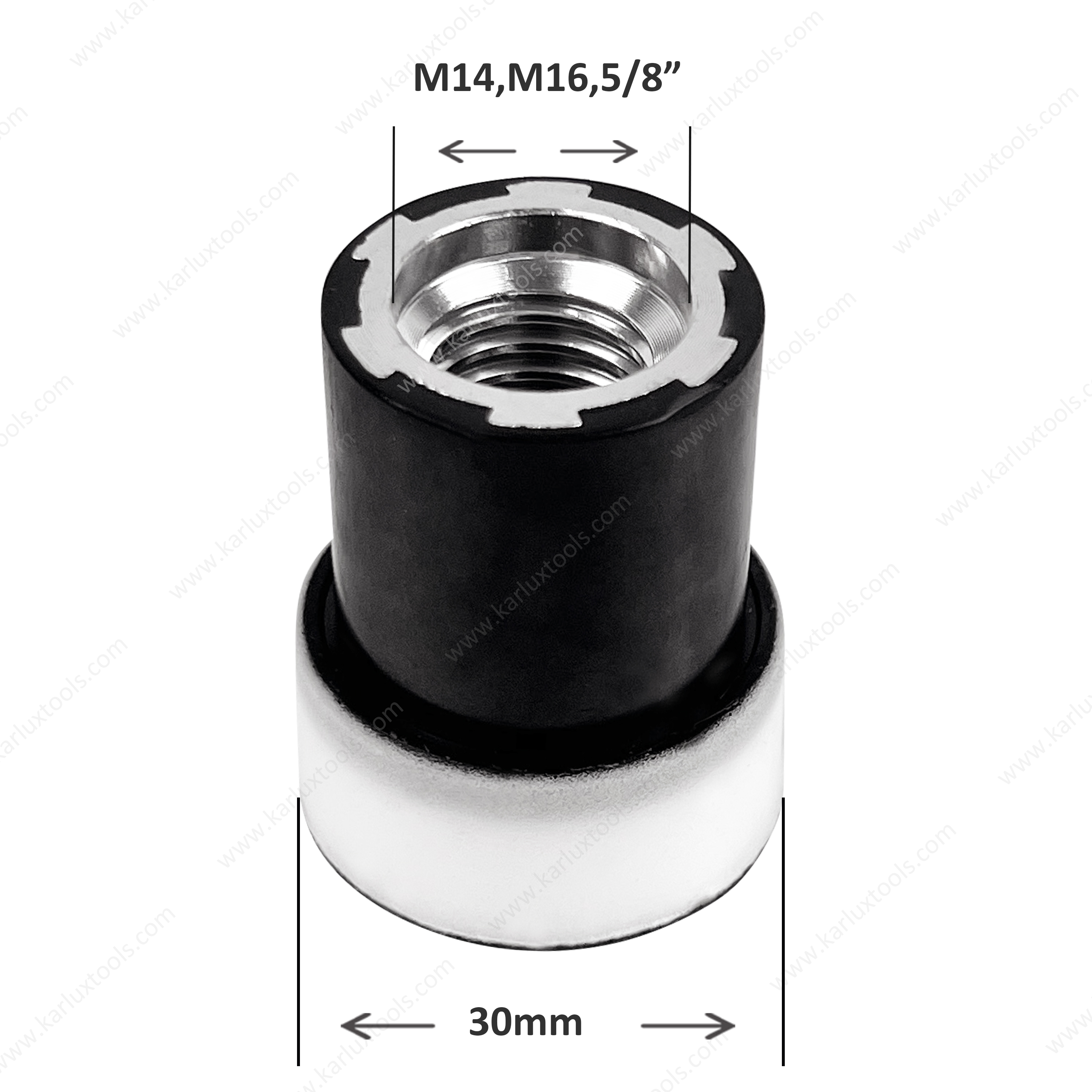 1 英寸（25 毫米）抛光垫 15 毫米中软 PU 泡沫 M10/M14/M16/5/8' 螺纹钩环和 PSA 背衬 抛光盘 用于汽车抛光和美容