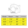 AS-60A15 最大力 6000 Ilb (26.7 KN) 空气挤压器