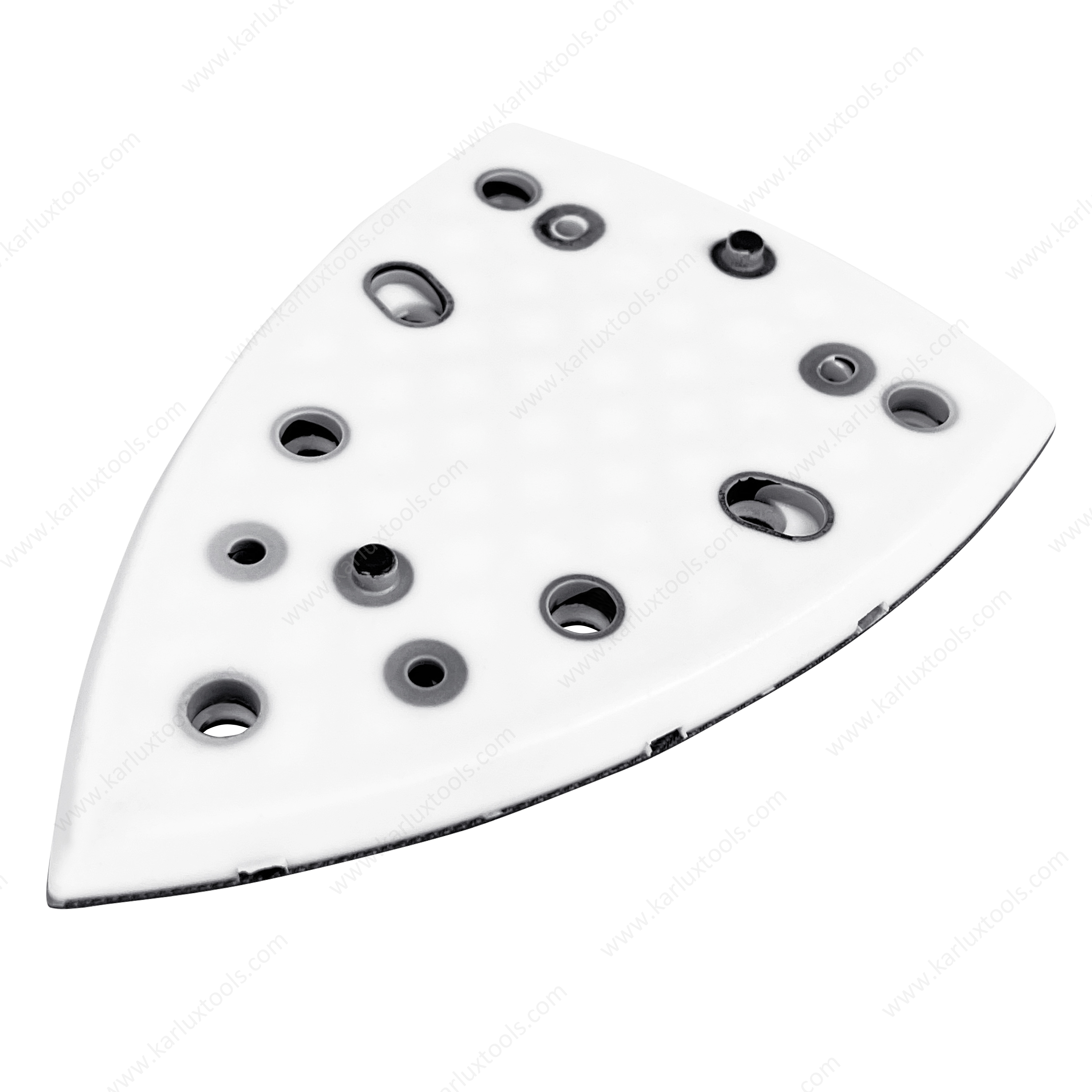 100x150mm 7+4个孔短钩子魔术贴垫垫后垫砂板三角形砂垫组件螺钉