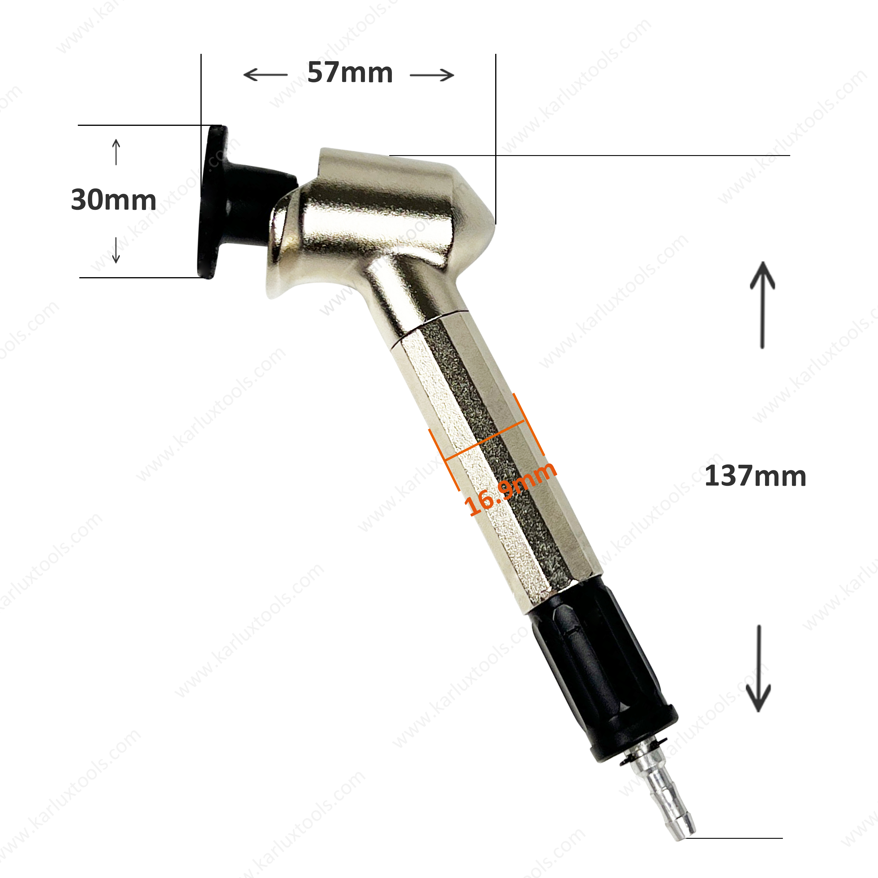 气动刻模笔 最大尺寸 152mm 23,500RPM