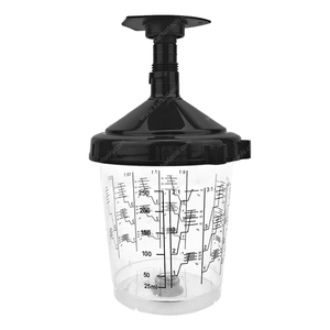 250 毫升 50 件 125 190 微米网状过滤器一次性喷枪油漆量杯系统用于车身修补