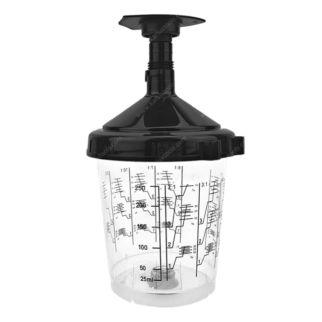 250 毫升 50 件 125 190 微米网状过滤器一次性喷枪油漆量杯系统用于车身修补