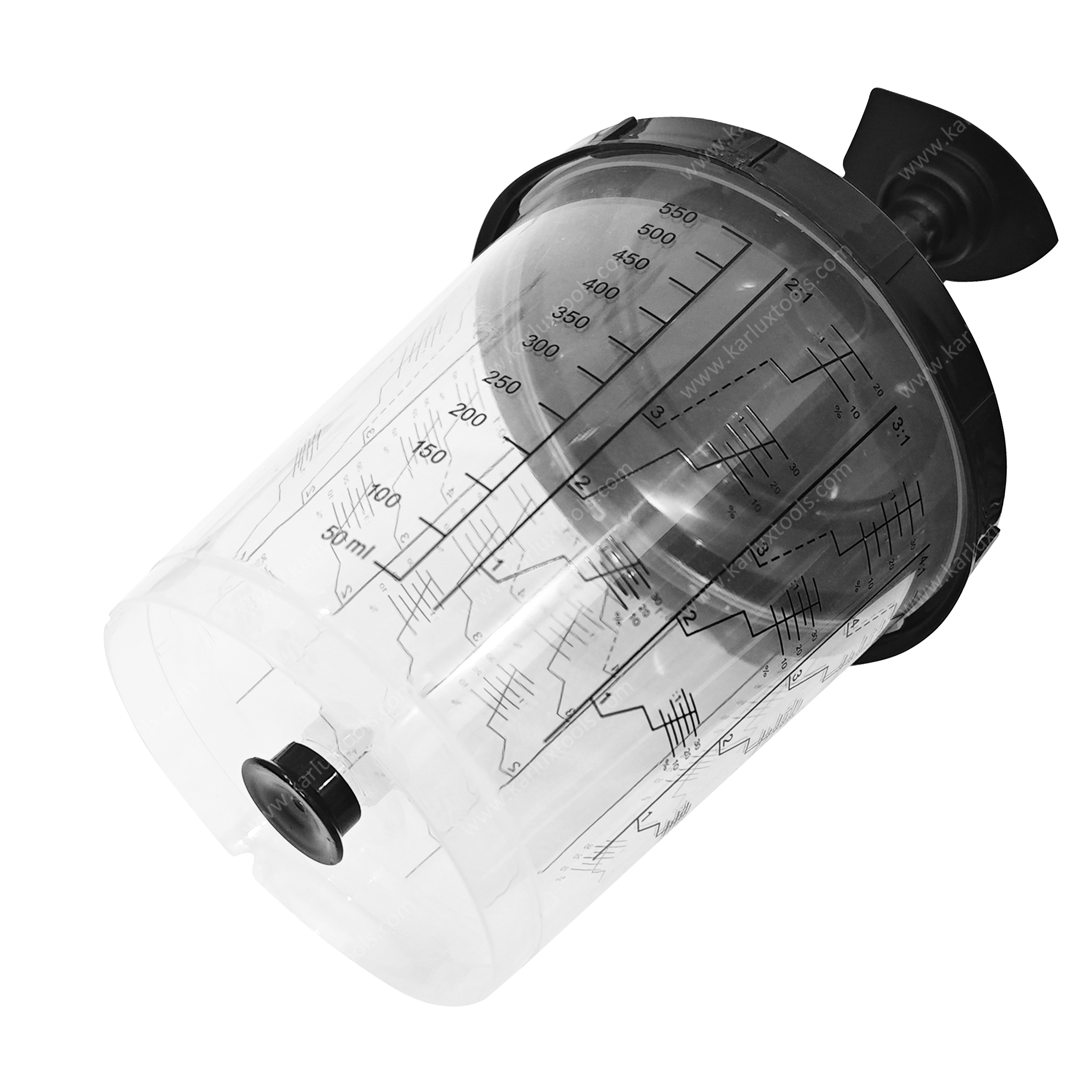 750 毫升 50 件 125 190 微米网状过滤器一次性喷枪油漆量杯系统用于车身修补