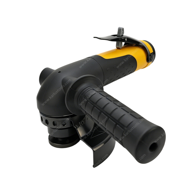 5 英寸 12000RPM 工业 气动角磨机 2.4Hp 大功率重型气动研磨工具手持式风动盘磨机